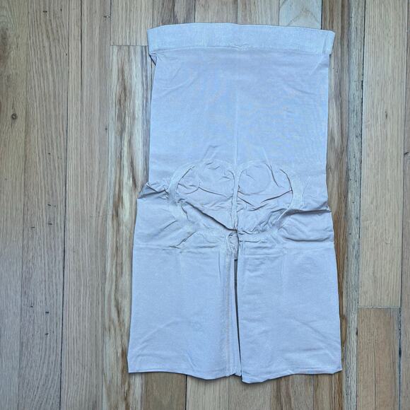 NEW Curveez Women L Comfort Evolution Hi Waist Thigh Slimmer Nude Shaper Shorts - Picture 2 of 12